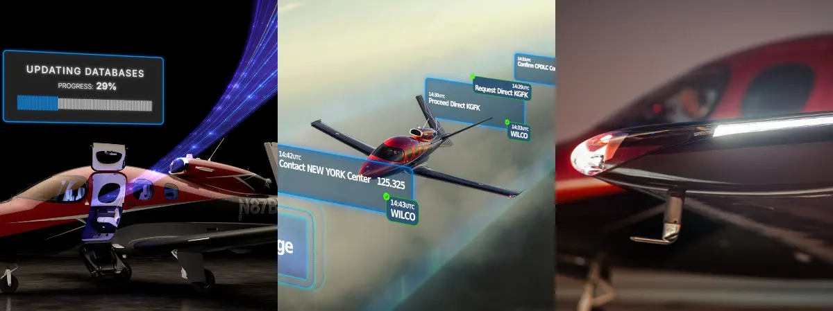 Vision Jet G3 Flight Deck and Exterior Light Enhancements
