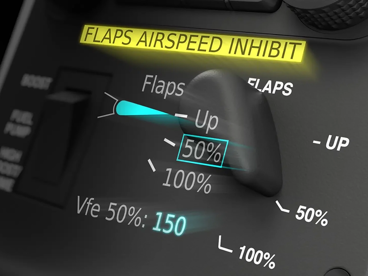 Protección de velocidad de los flaps